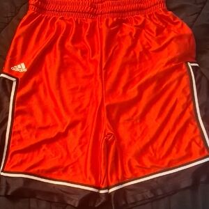 Adidas Bright Red Sports Shorts